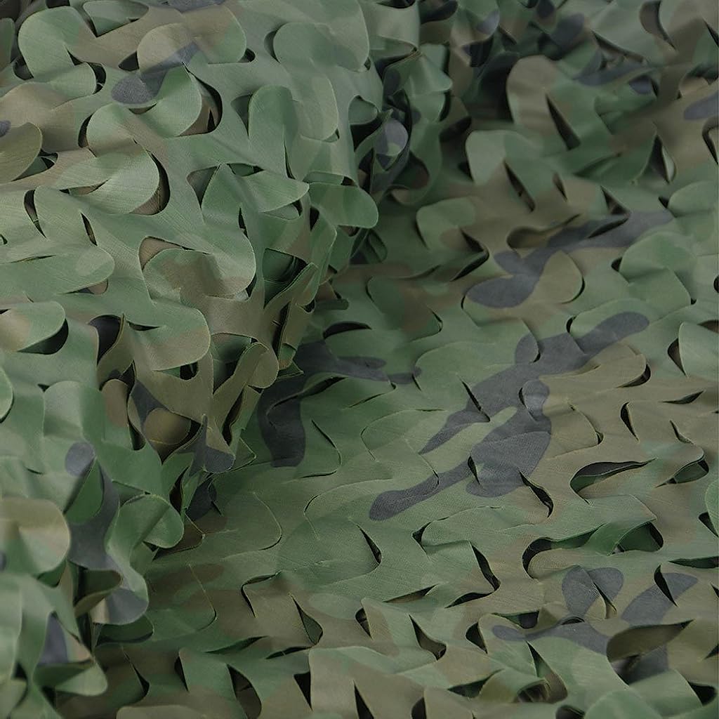 Optifit 1.5*3m Camo Netting for Sunshade Scenarioal Decoration, Bird Watching, Hunting, Military Training, Lightweight Durable Camouflage Net Military Nets, Woodland Camo Netting for Camping Shooting Optifit 1.5*3m Camo Netting for Sunshade Scenarioal Decoration, Bird Watching, Hunting, Military Training, Lightweight Durable Camouflage Net Military Nets, Woodland Camo Netting for Camping Shooting